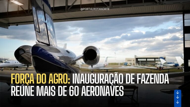 Força do Agro: inauguração de fazenda reúne mais de 60 aeronaves no interior de Mato Grosso