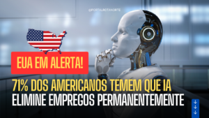EUA em alerta: 71% dos americanos temem que IA elimine empregos permanentemente