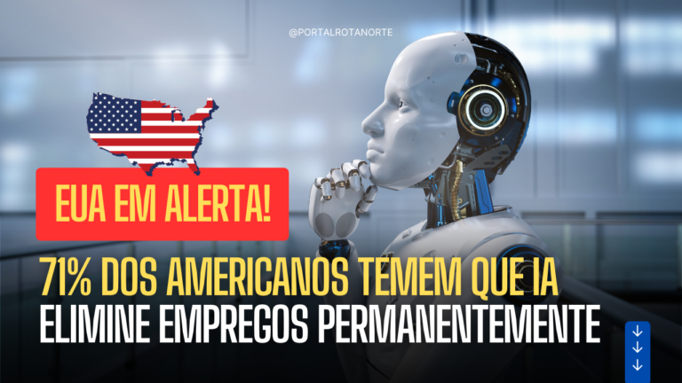 EUA em alerta: 71% dos americanos temem que IA elimine empregos permanentemente