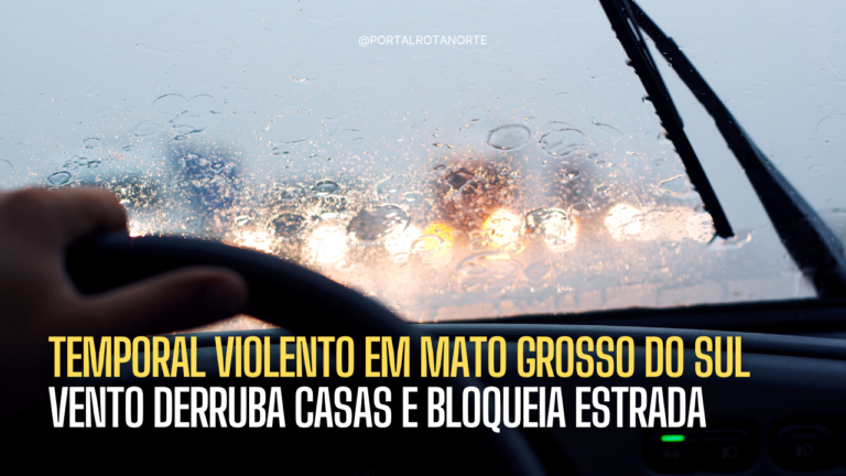 Temporal extremo em Mato Grosso do Sul deixa famílias desalojadas e interrompe tráfego