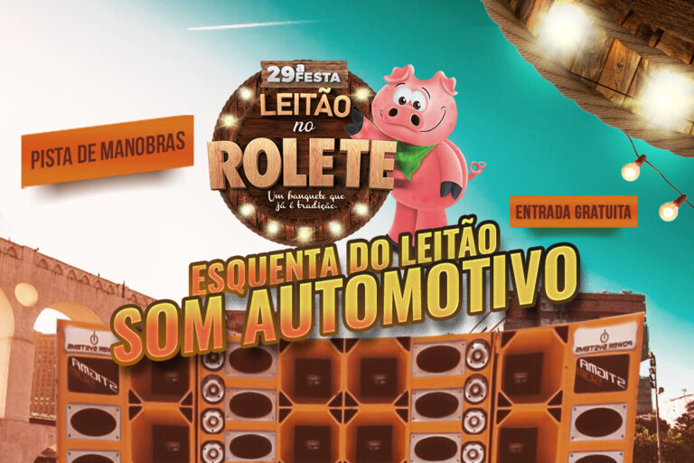 Prefeitura organiza “esquenta” da Festa do Leitão no Rolete com cadastro para veículos de som automotivo