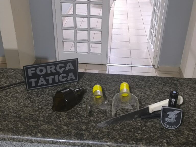 Polícia Militar prende homem após ameaça e tentativa de homicídio em pedreira de Coxim