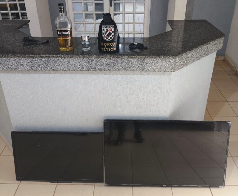 Polícia Militar recupera objetos furtados e prende autor em menos de duas horas em Coxim