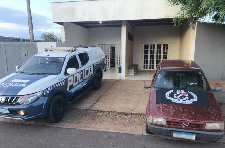 Polícia Militar em Três Lagoas recupera veículo furtado