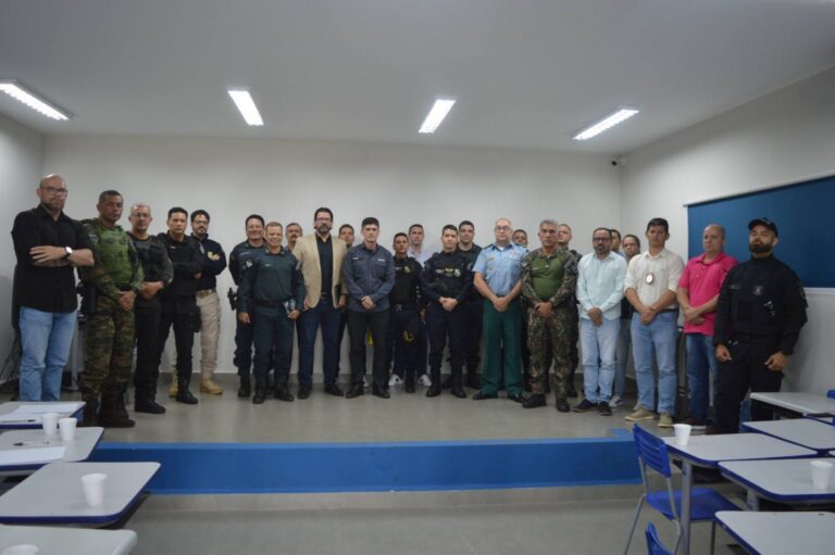 PMMS promove encontro estratégico com forças de segurança de MS e MT em Coxim