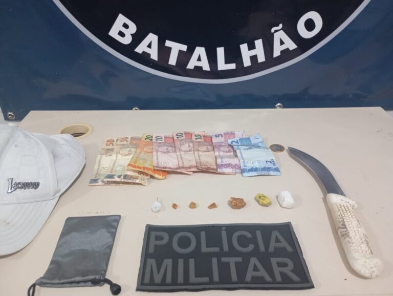 Polícia Militar em Três Lagoas realiza prisão de autor de tráfico de drogas