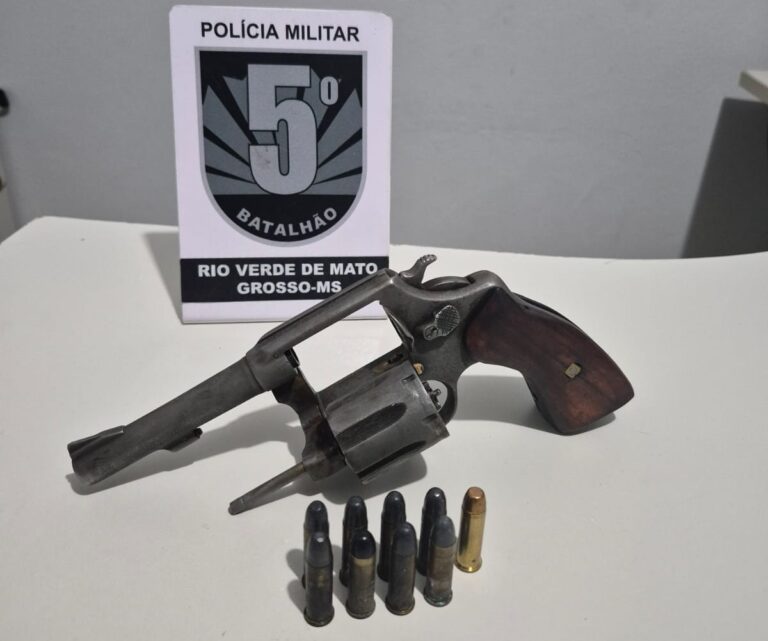 Polícia Militar prende homem por ameaça e porte ilegal de arma de fogo em Rio Verde