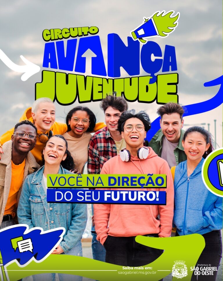 Circuito Avança Juventude acontece na próxima semana em São Gabriel do Oeste