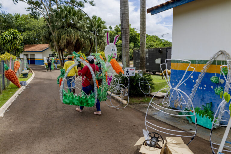 Parque Ecológico será fechado temporariamente para revitalização e finalização da decoração de Páscoa em São Gabriel do Oeste