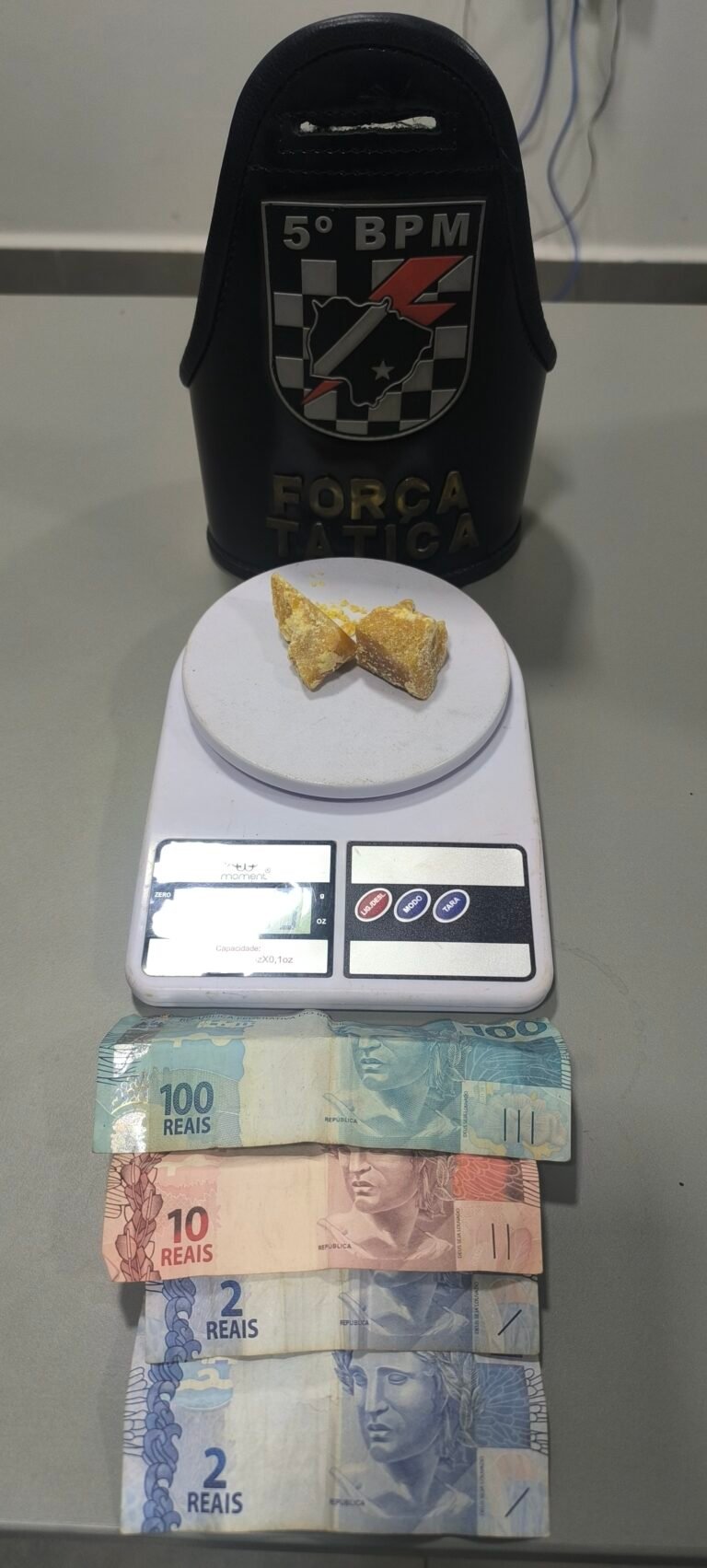 Polícia Militar prende homem por tráfico em Coxim