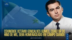 Coxinense Octávio Gonçalves Gomes, coautor do Hino de MS, será homenageado em Campo Grande
